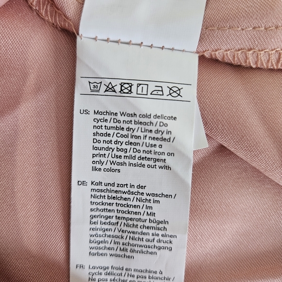 Cupshe NWT, One Shoulder Dress, Blush Pink, Size Small - Picture 10 of 16